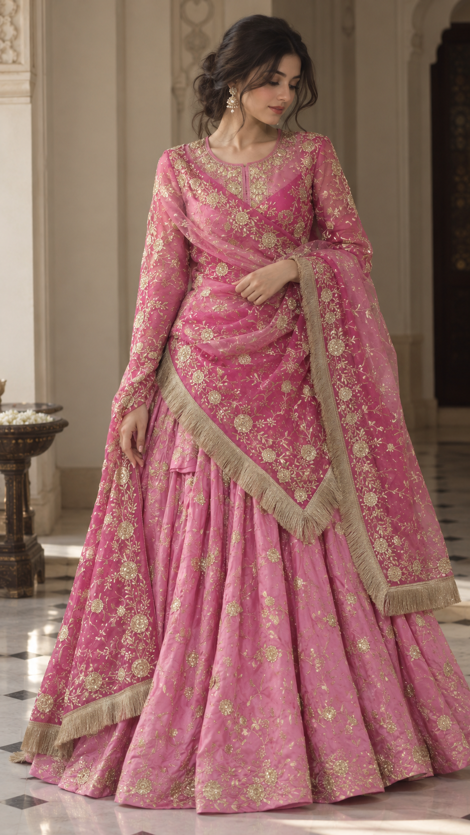 Gulabo Rose Lehenga